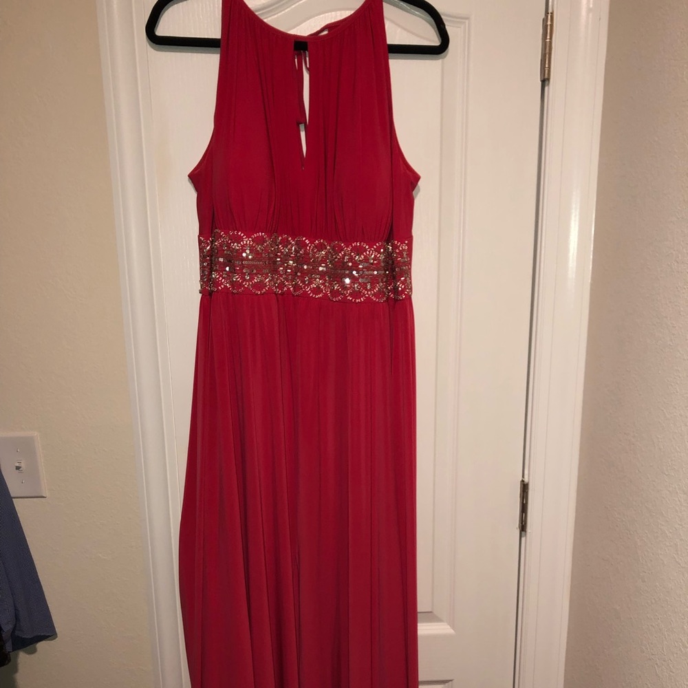 Gorgeous coral gown